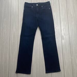 Good American Dark Blue Straight Leg Jeans